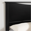 Pemberly Row Contemporary Full / Queen Panel Headboard in Black
