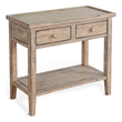 Pemberly Row Modern / Contemporary Marina Beach Pebble Wood Side Table