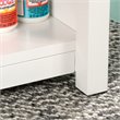 Pemberly Row Traditional 60inches Crafts Table in White Finish