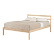 Pemberly Row Modern / Contemporary Wooden Bed Full Natural Wood