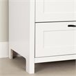 Pemberly Row Modern Changing Table with Station Wide Pure White