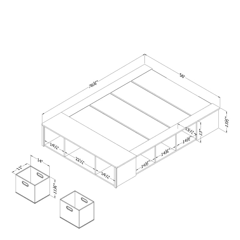 Pemberly Row Storage Bed and Bookcase Headboard Set Full Fall Oak