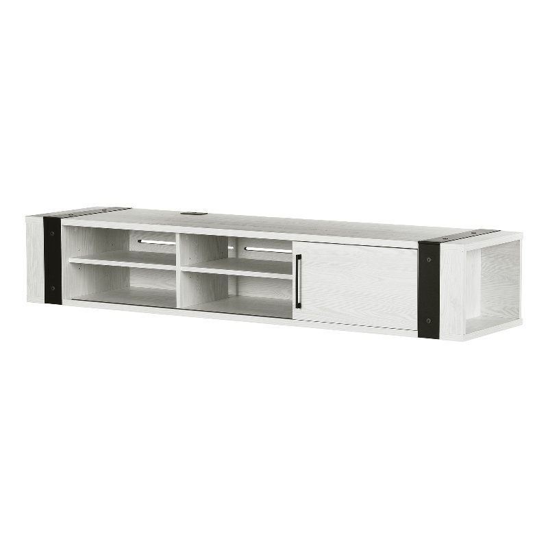 Pemberly Row Modern Wall Mounted Media Console 75