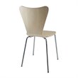 Pemberly Row Modern / Contemporary Dining Side Chair in Natural
