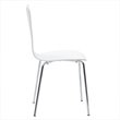 Pemberly Row Modern / Contemporary Dining Side Chair in White