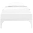 Pemberly Row Modern / Contemporary Twin Platform Bed in White