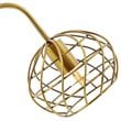 Pemberly Row Modern / Contemporary Table Lamp in Brass and White