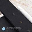 Pemberly Row Modern Velvet Tufted Full/Queen Performance Headboard in White