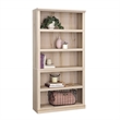 Pemberly Row Engineered Wood 5-Shelf Bookcase in Pacific Maple