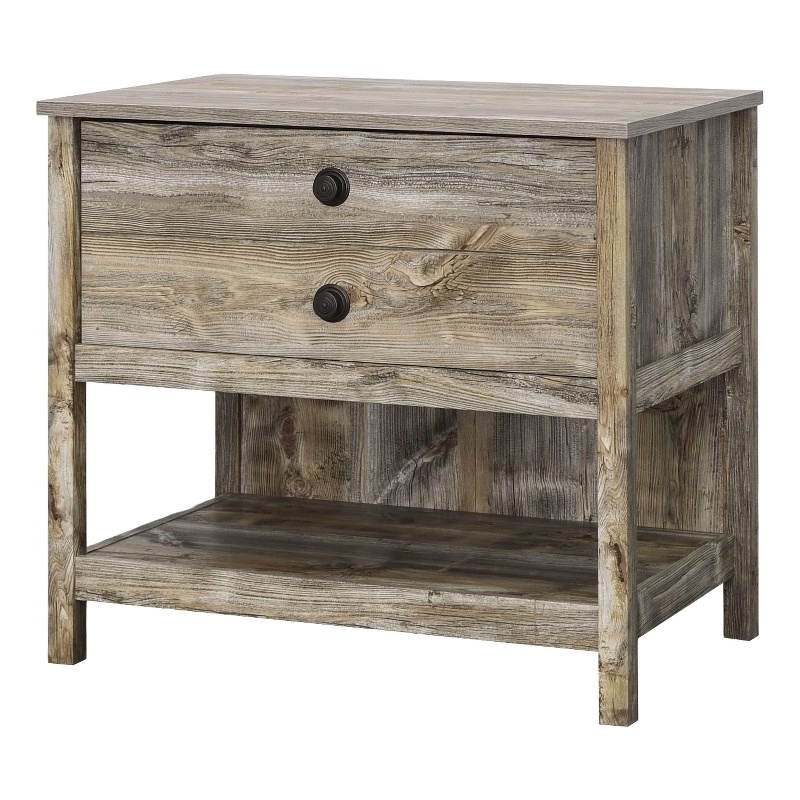 Pemberly Row Engineered Wood Lateral File in Rustic Cedar/Brown