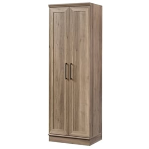 Pemberly Row Farmhouse Engineered Wood 23&quot Storage Cabinet in Salt Oak