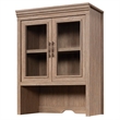 Pemberly Row Engineered Wood Library Hutch in Brushed Oak Finish