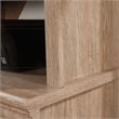 Pemberly Row Engineered Wood Library Hutch in Brushed Oak Finish