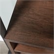 Pemberly Row Engineered Wood and Metal Utility Hutch in Barrel Oak
