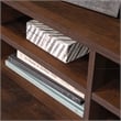 Pemberly Row Engineered Wood and Metal Utility Hutch in Barrel Oak