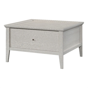 Pemberly Row Engineered Wood and Metal Coffee Table in Glacier Oak