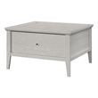 Pemberly Row Engineered Wood and Metal Coffee Table in Glacier Oak