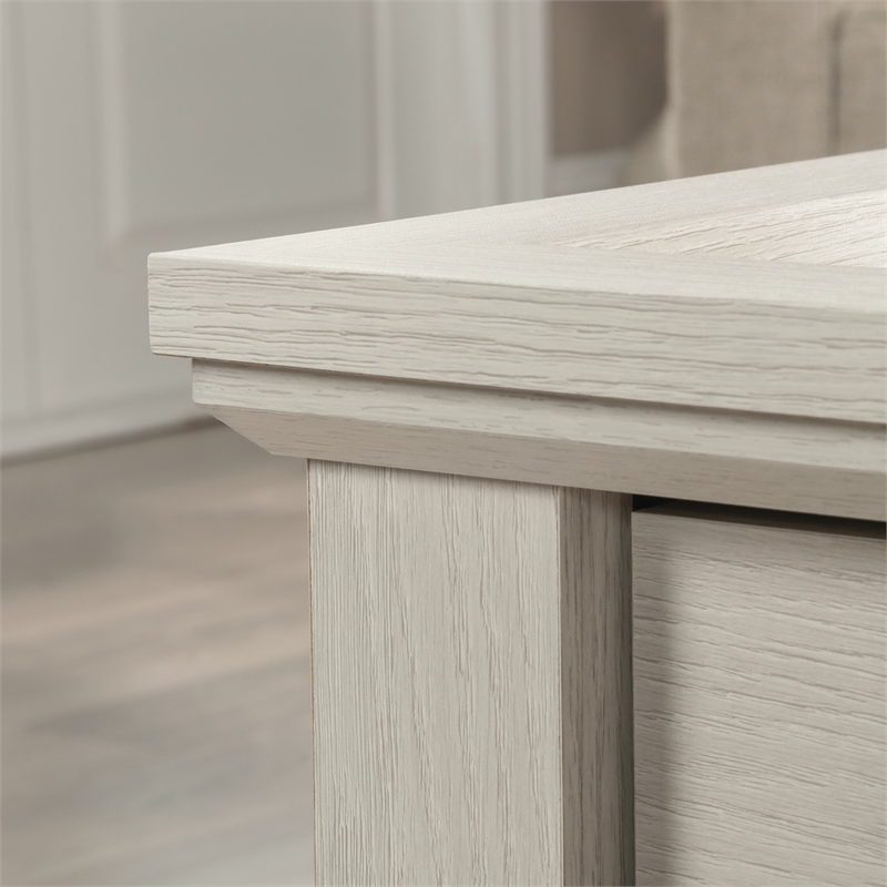 Pemberly Row Engineered Wood and Metal Coffee Table in Glacier Oak