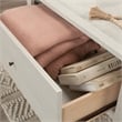 Pemberly Row Engineered Wood and Metal Coffee Table in Glacier Oak