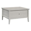 Pemberly Row Engineered Wood and Metal Coffee Table in Glacier Oak