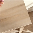 Pemberly Row Engineered Wood 3-Shelf Bookcase in Pacific Maple Finish