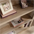 Pemberly Row Engineered Wood 3-Shelf Bookcase in Pacific Maple Finish