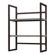 Pemberly Row Contemporary Engineered Wood Utility Hutch in Mystic Oak