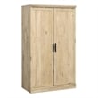 Pemberly Row Contemporary Engineered Wood Storage Cabinet in Prime Oak