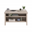 Pemberly Row Engineered Wood Lift Top Coffee Table in Cascade Oak Finish