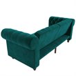 Pemberly Row Modern / Contemporary Tufted Sleeper Sofa in Green Finish
