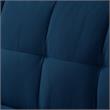 Pemberly Row Modern Linen Fabric Convertible Sleeper Sofa in Blue