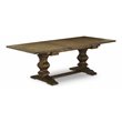 Pemberly Row Rectangular Wood Dining Table in Jacobean Brown