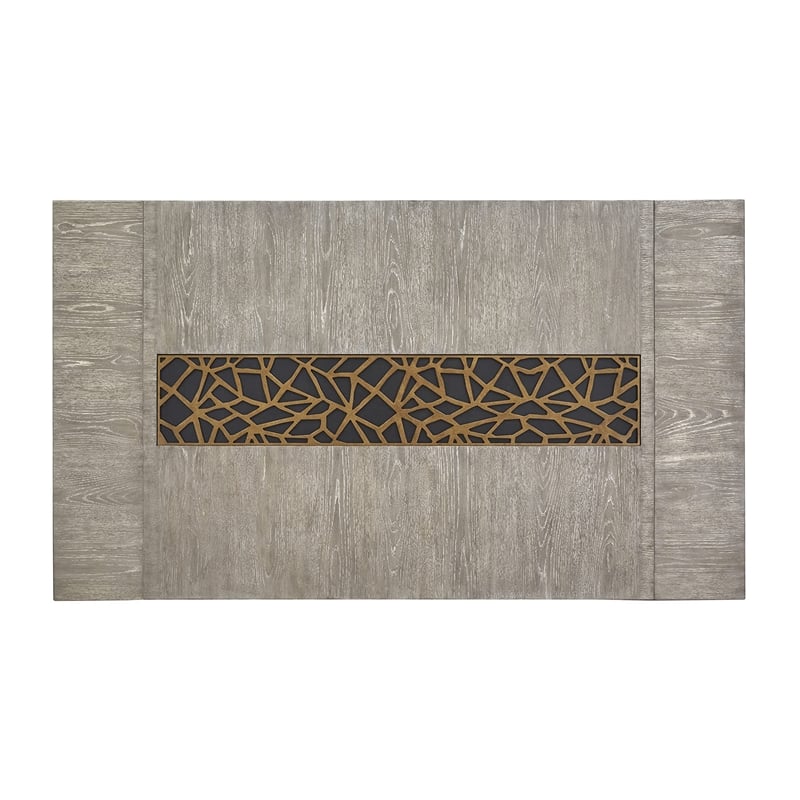 Pemberly Row Modern Rectangular Dining Table in Black Finish