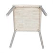 Pemberly Row Modern / Contemporary Solid Wood Top Table in Natural