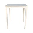 Pemberly Row Modern / Contemporary Solid Wood Top Table in Natural