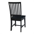 Pemberly Row Modern / Contemporary Set of Two Mission Side Chairs