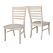 Pemberly Row Modern / Contemporary Set of Two Roma Ladderback Chairs