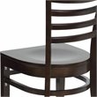 Pemberly Row Modern Series Ladder Back Restaurant Dining Chair