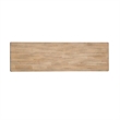 Pemberly Row Modern Lindsey Farm Light Gray Backless Bench (RTA)