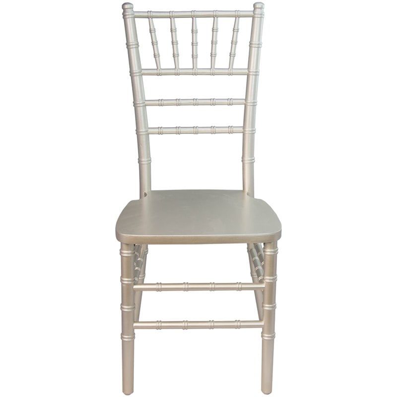 Pemberly Row Modern / Contemporary Wood Chiavari Chair In Champagne