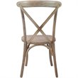 Pemberly Row Modern / Contemporary X-Back Chair In Driftwood