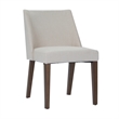 Pemberly Row Space Savers Medium Brown Nido Chair - Light Tan (RTA)-Set of 2