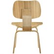Pemberly Row Modern / Contemporary Dining Side Chair in Natural