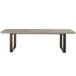 Pemberly Row Modern Robards Butterfly Leaf Dining Table in Flint