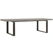 Pemberly Row Modern Robards Butterfly Leaf Dining Table in Flint