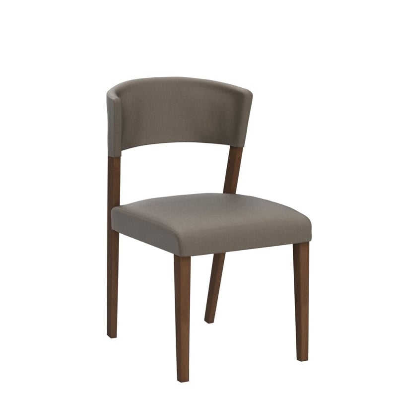 Pemberly Row Modern Faux Leather Dining Side Chair (Set of 2)
