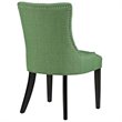 Pemberly Row Tufted Dining Side Chair in Green and Black (Set of 2)