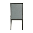 Pemberly Row Modern / Contemporary Standard Height Side Chair Set in Gray