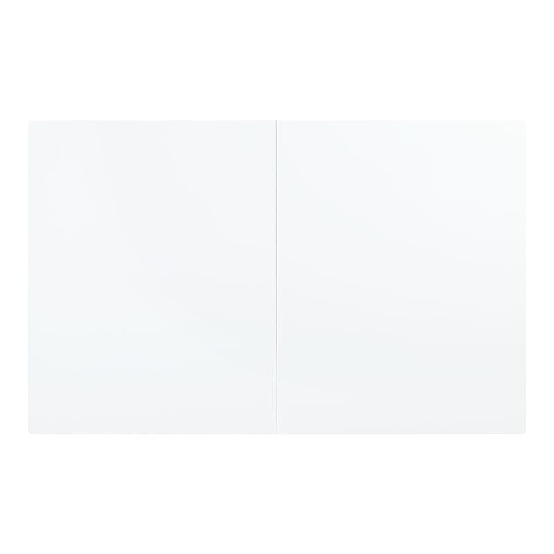 Pemberly Row Modern / Contemporary Dining Table in High Gloss White