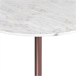 Pemberly Row 36 inch x 36 inch Round Contemporary Dining Table in White